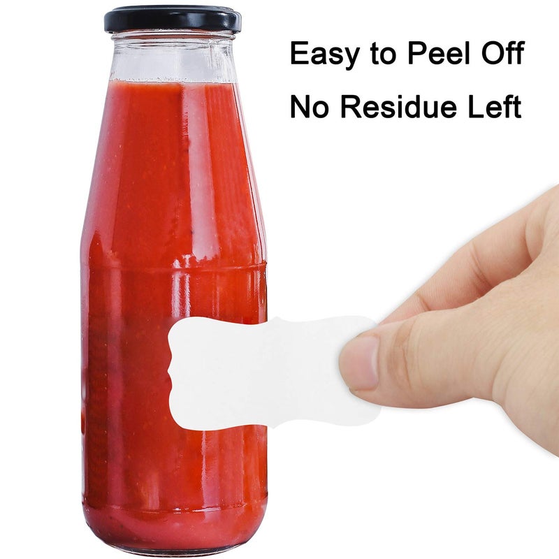Wisdompro 320 pcs Removable Freezer Labels, Blank White Labels Stickers for Food Containers, Storage Bins, Spice Jars, Bottles, Organize Your Home & Kitchen - 2x1.2 inch - Image 3